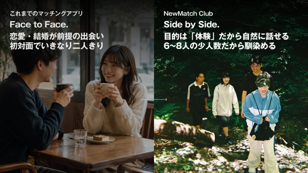 友だちから始まる新しい出会い!NewMatchがリアルイベント機能「Club」を正式スタート
