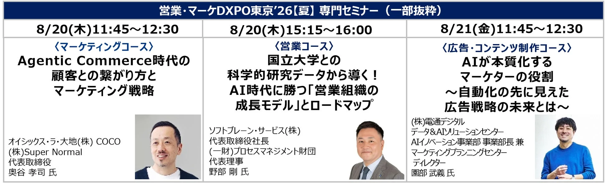 専門セミナーの紹介