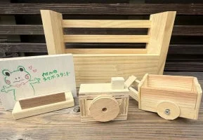 木工品の数々