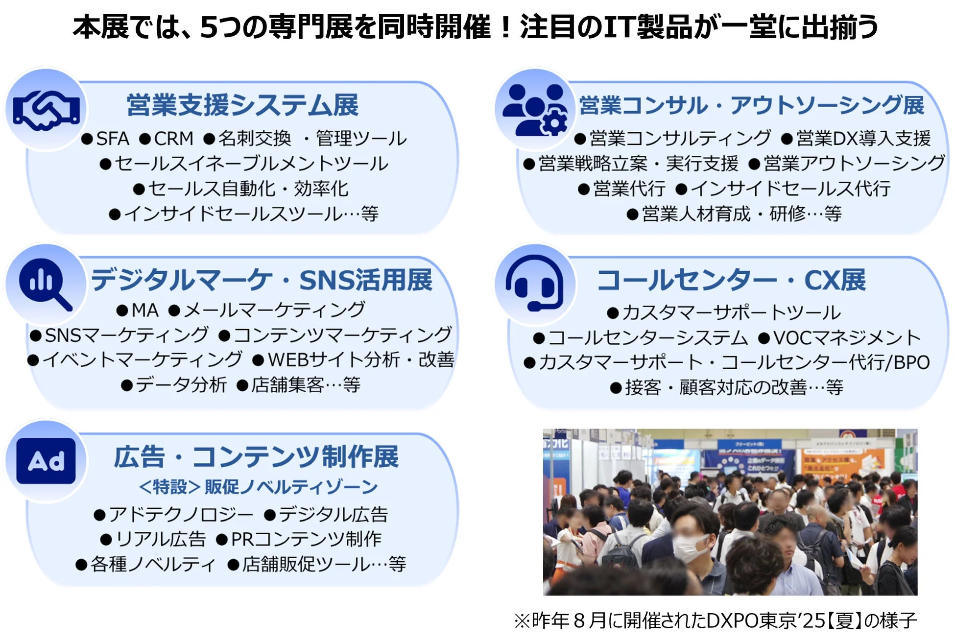 展示会全体の様子