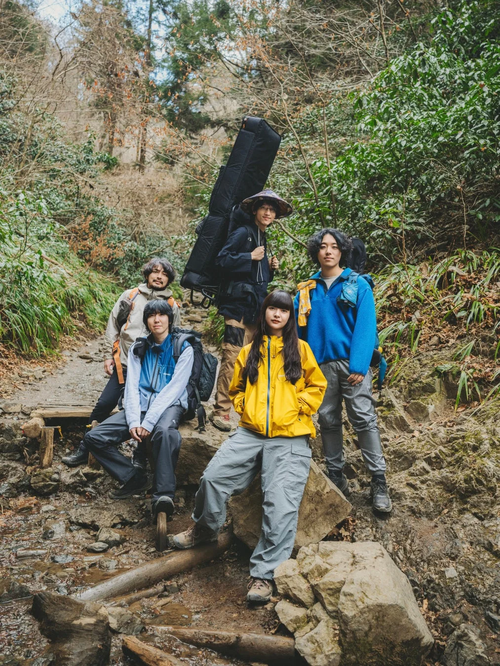 スーパー登山部と思われるグループ写真