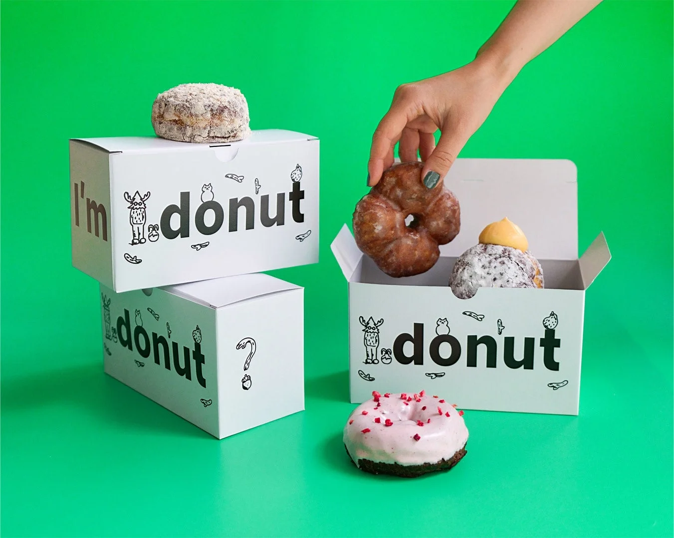 I'm donutのドーナツと箱