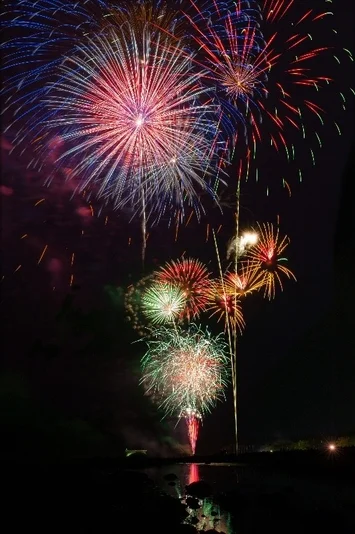 夜空を彩る花火
