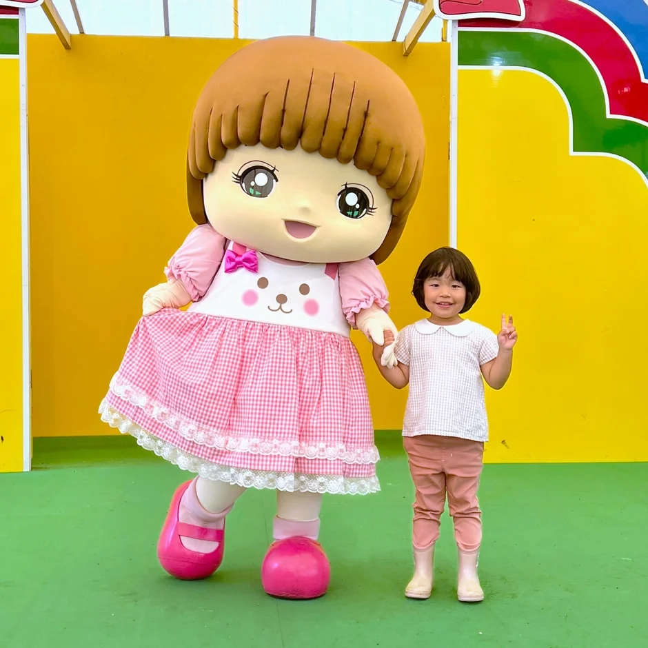 メルちゃんとの写真撮影