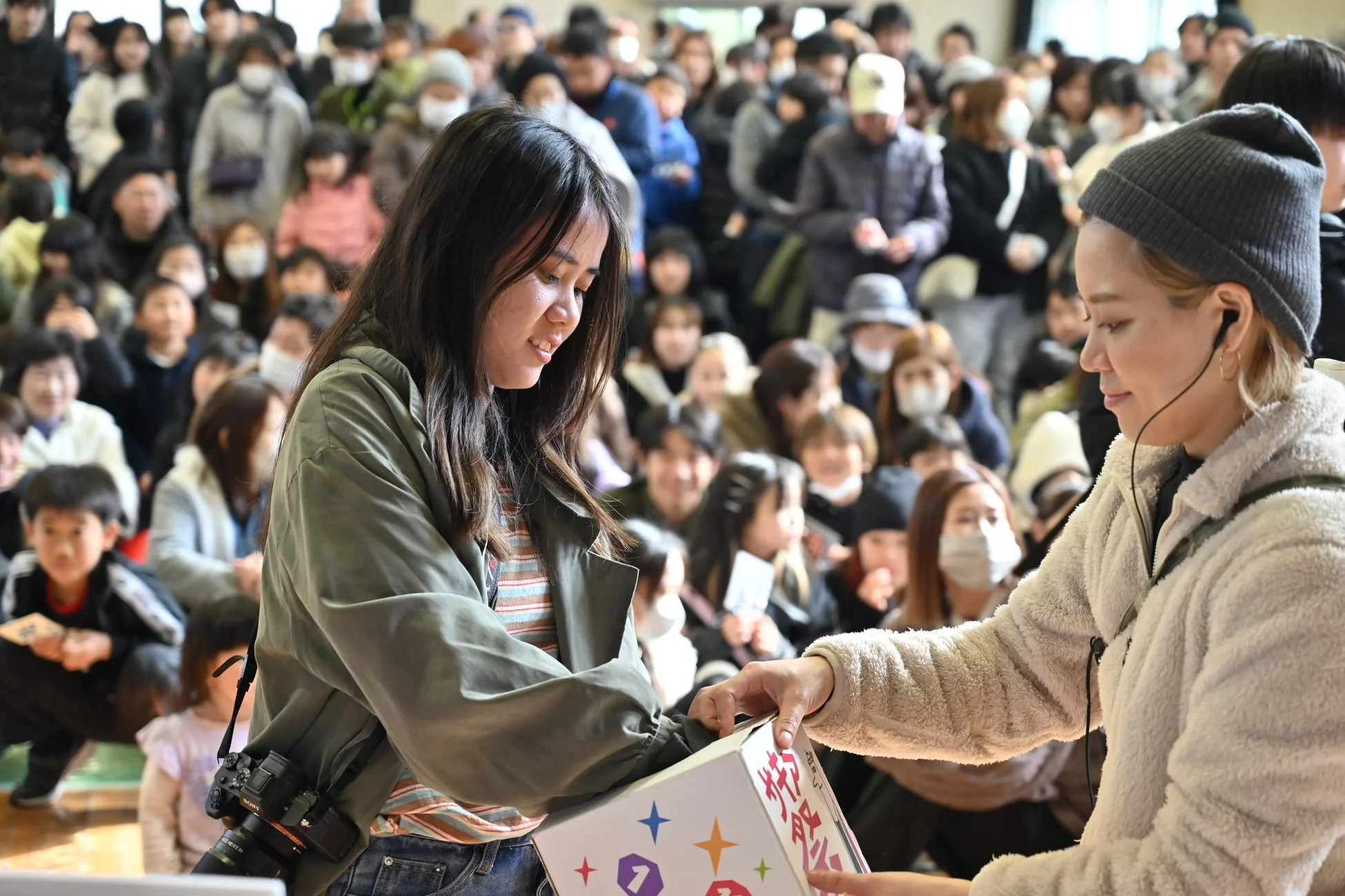 抽選会の様子