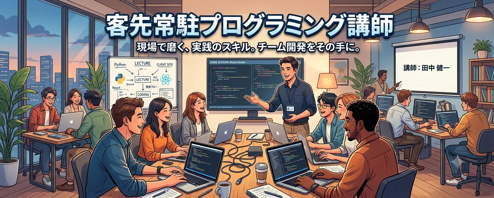 客先常駐プログラミング講師