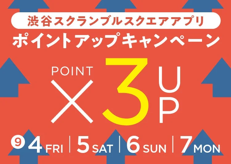 ポイント3倍
