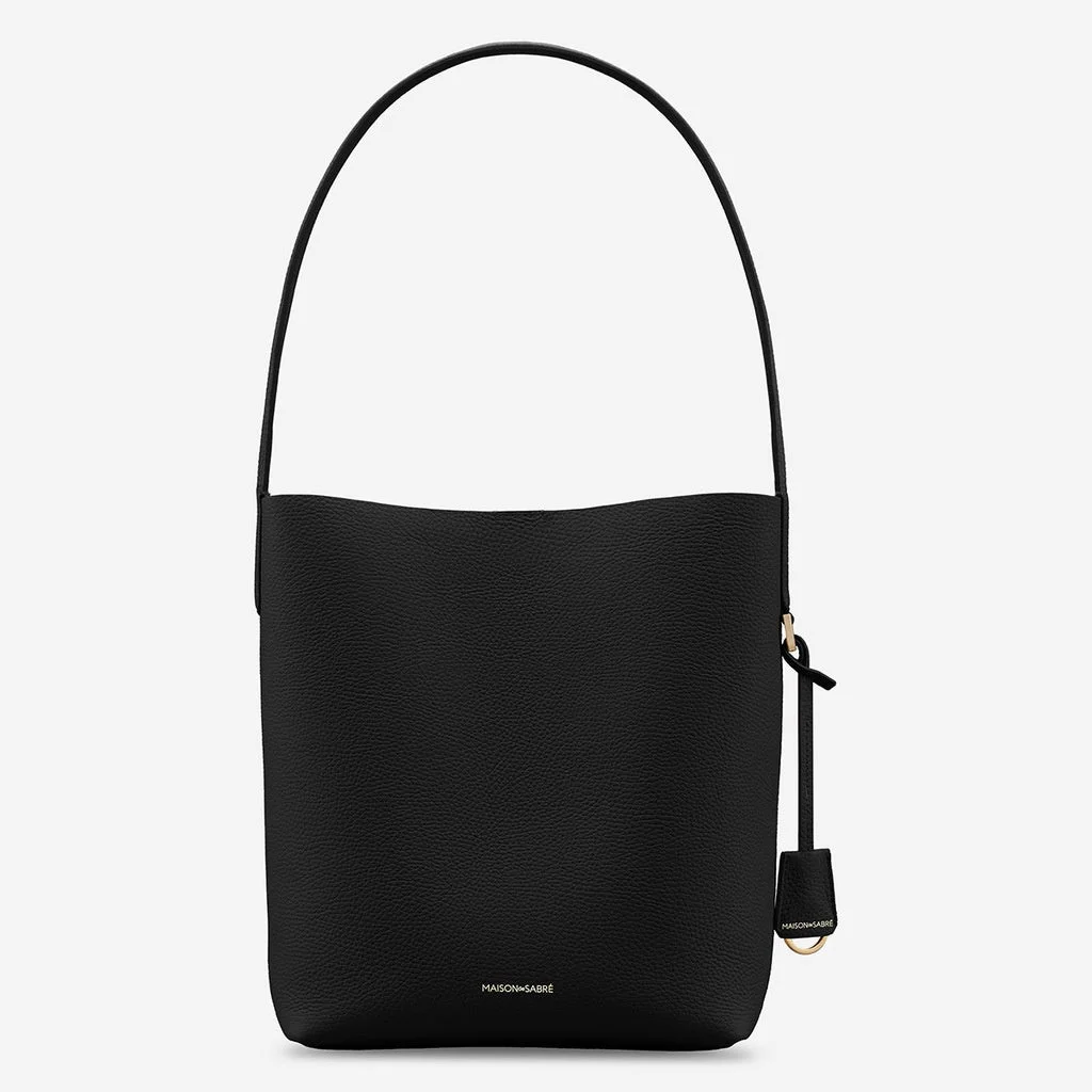 MAISON de SABRÉ 黒いハンドバッグ