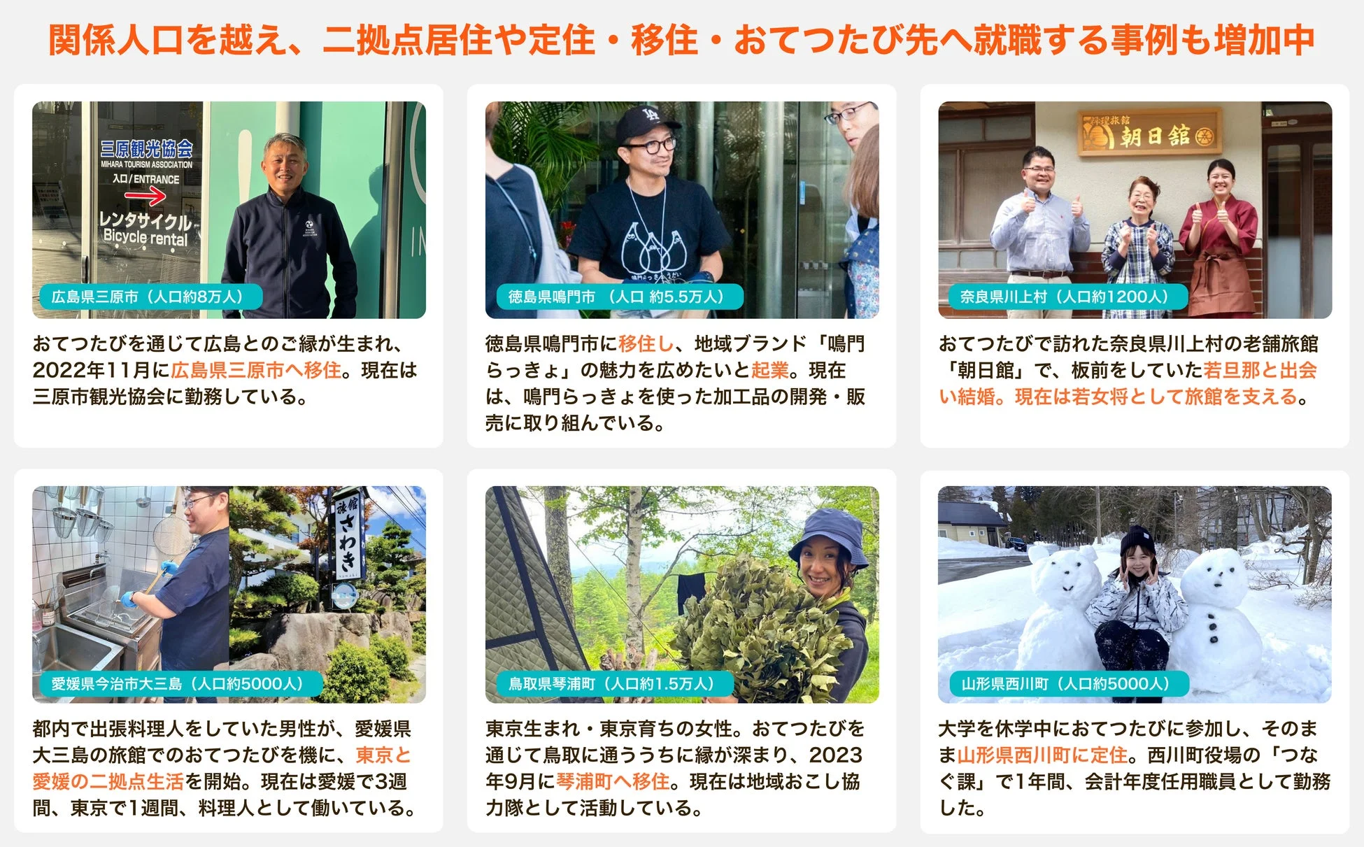 移住・定住事例