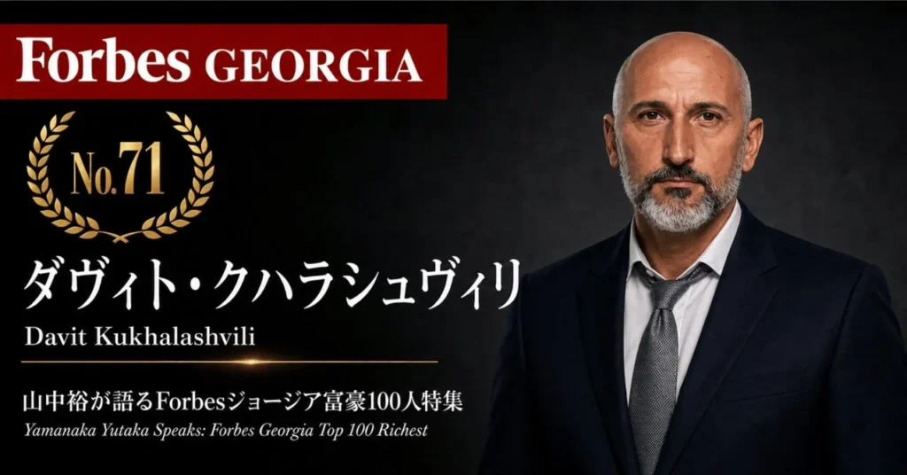 ジョージア経済の深層へ！Forbes富豪100人ウェビナー第30弾で、小売業界のM&A戦略を徹底解剖！