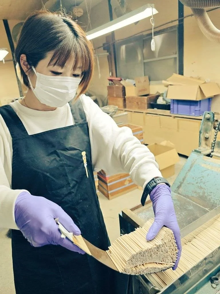 つまようじ製造の様子