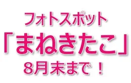 フォトスポット「まねきたこ」