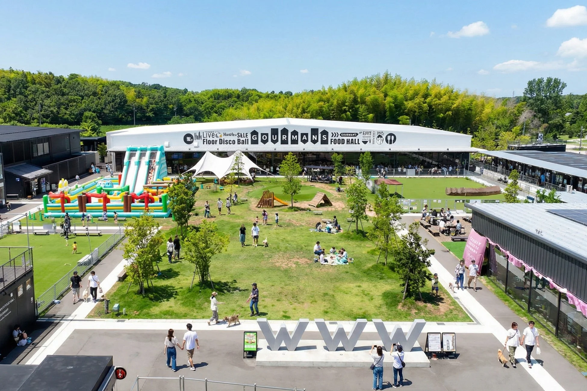 WHATAWON屋外施設の様子