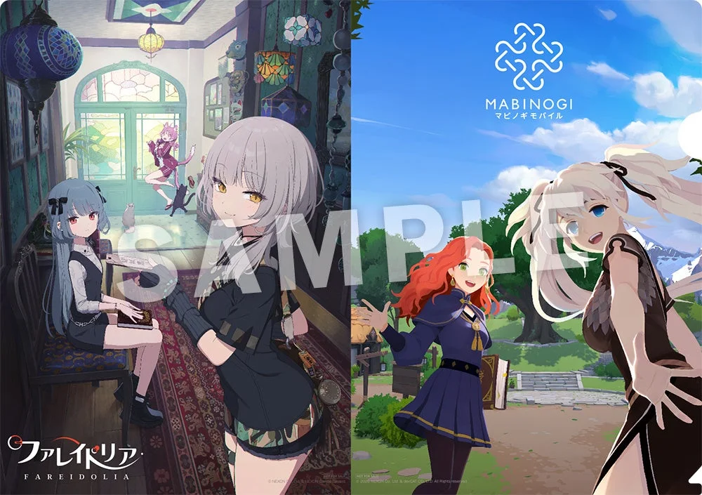 2つの異なるゲームのキャラクターが描かれた分割画像