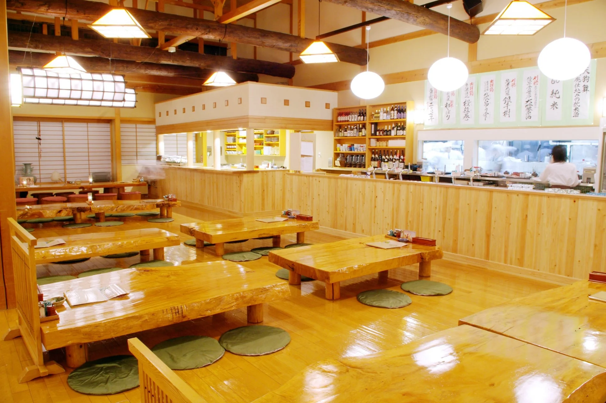 お食事処ばっきゃの店内