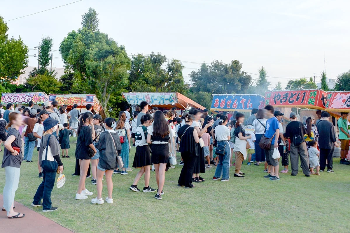 夏祭りのような屋外イベント