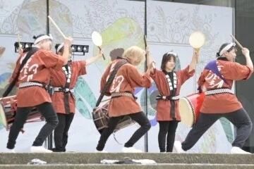 長岡造形大学 和太鼓部 輪太鼓衆転太鼓舞