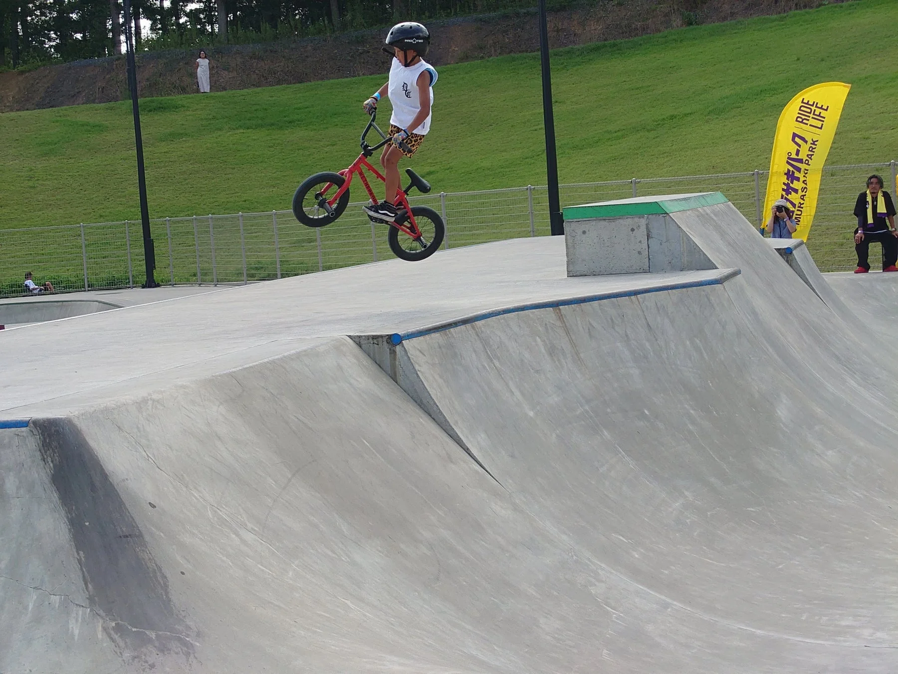 BMX競技の様子