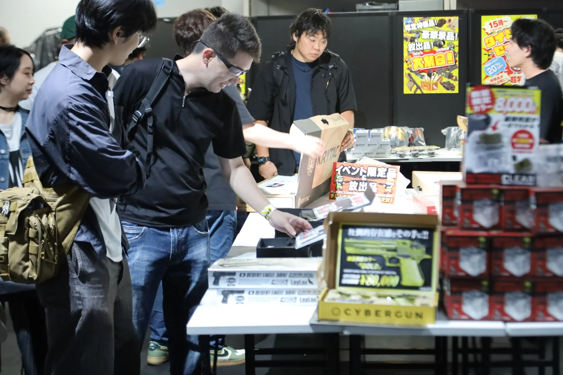 エアガンやミリタリー関連のイベント会場