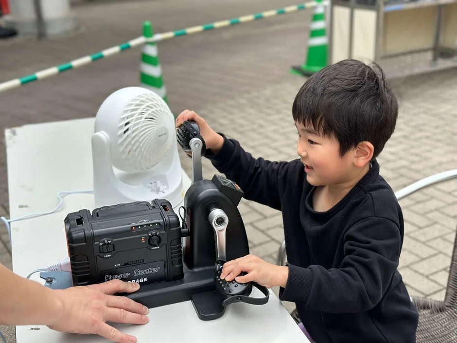 手回し発電機