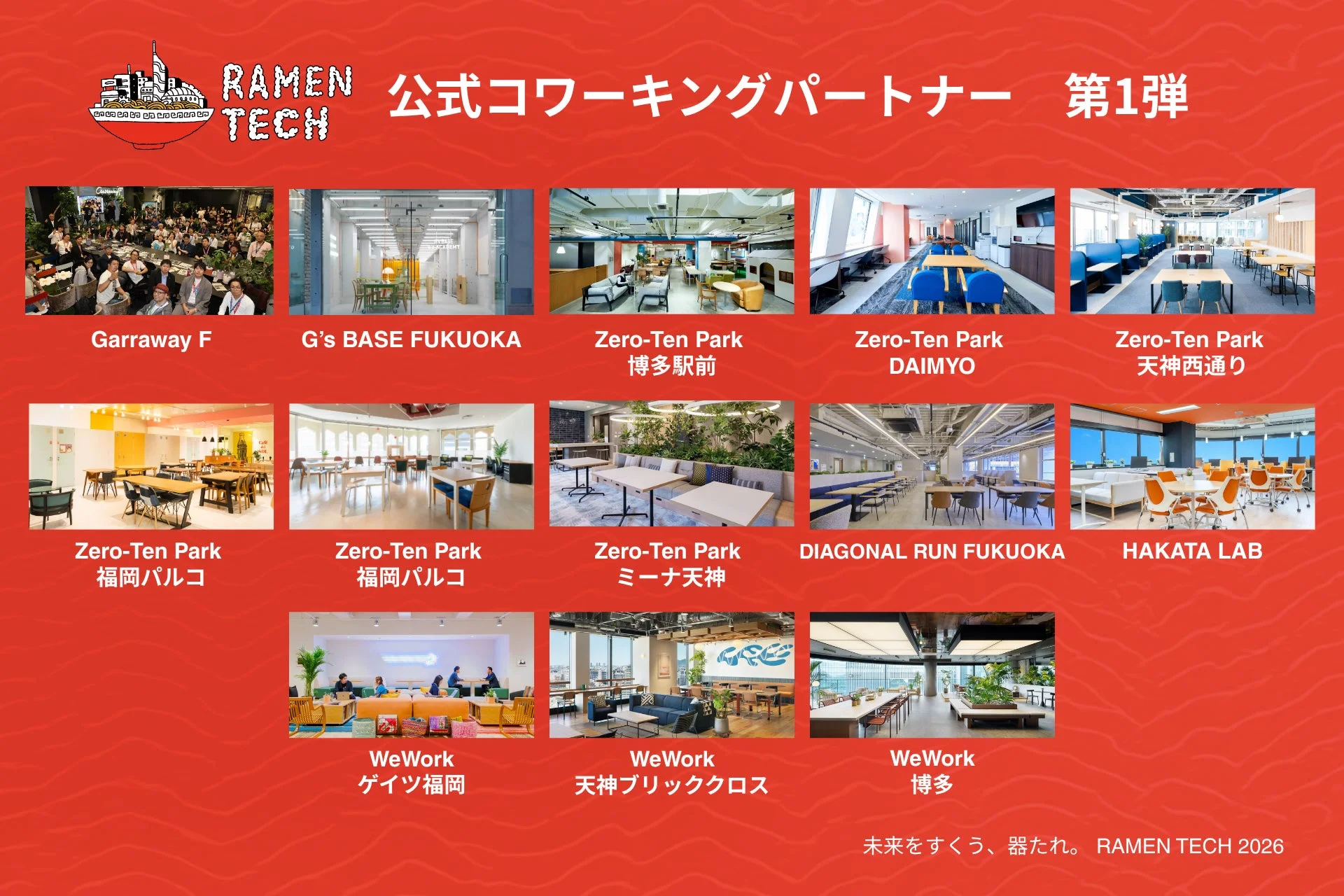 公式コワーキングパートナー第1弾