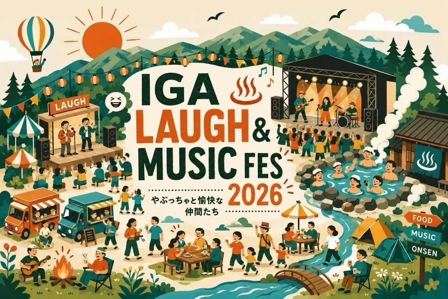 IGA LAUGH & MUSIC FES 2026のメインビジュアル