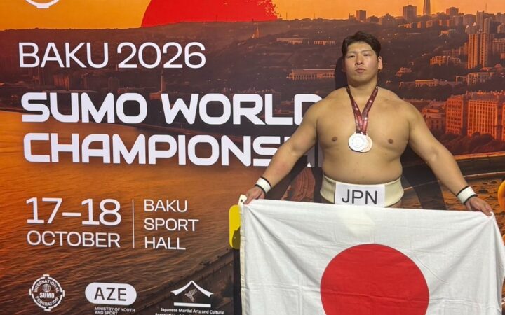 ソディック相撲部 池田俊選手 世界相撲選手権大会 無差別級３位入賞