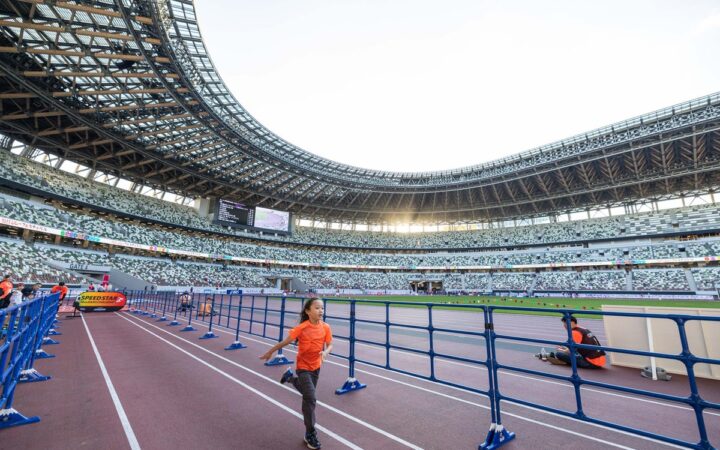 国立競技場にSPEEDSTARが初登場。リレフェスで2歳から最速選手までが駆け抜けた