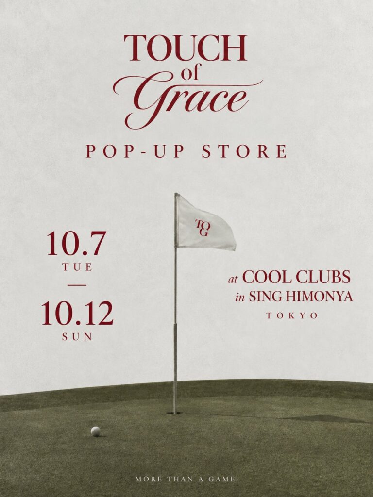 レディースゴルフウェア「Touch of Grace」ブランド初のPOPUPを開催