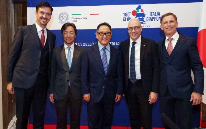 日伊外交関係樹立160周年記念、在日イタリア大使館で初の「Motorsport Day 2026」開催。三笠宮瑶子女王殿下ご臨席、豊田章男氏ら約200名が集結