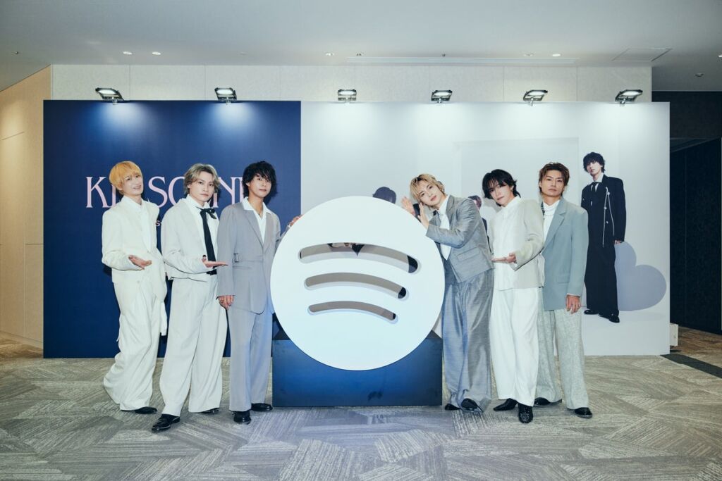 Spotify、Kis-My-Ft2の新アルバム『Kis SCENE』リリースを記念し、トップリスナー150名を招待したリスニングパーティを開催!