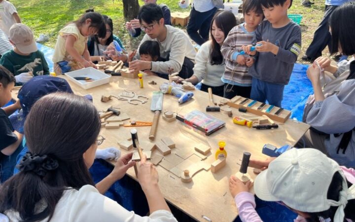 自然発見館のプレーパーク開催します！（国営木曽三川公園 河川環境楽園）