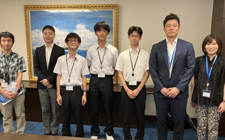 株式会社商船三井をMIT世界大会出場の高校生が表敬訪問－次世代の技術人材育成を支えるスポンサーシップ