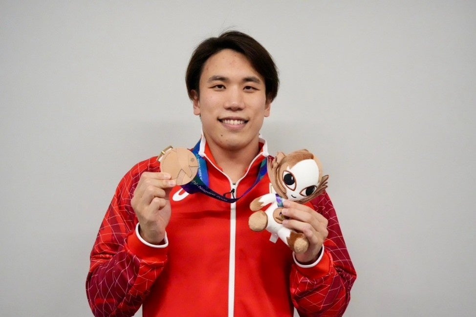 競泳・松元克央選手、第20回アジア競技大会で銅・銀メダル獲得！ フリーリレー2種目で日本新記録を達成！
