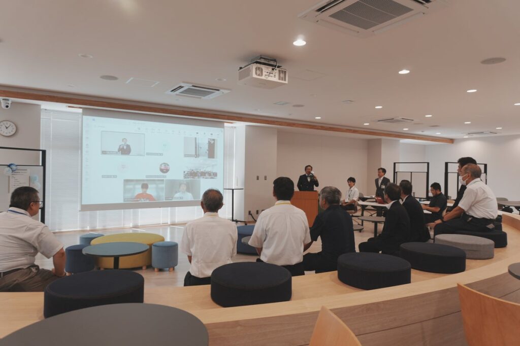 【津山高専】サテライトオフィスのオープンセレモニーを開催 – 岡山大学共創イノベーションラボ『KIBINOVE』に開設 –