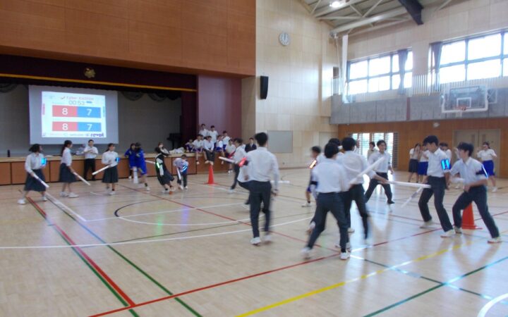 【東京都立川市】立川第七中学校の生徒会主催イベントで「Cyber KASSEN」を実施！生徒自身が運営するデジタルスポーツ体験