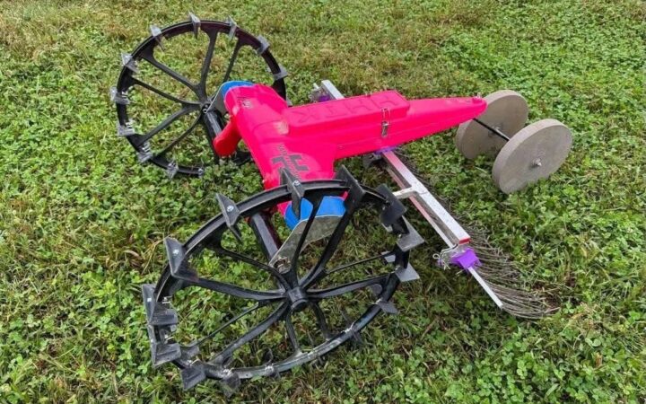 スマホで稲作へ！遠隔監視＆走行ルートを自動生成。水田除草ロボット「ミズニゴール」がさらに進化。2027年モデルの予約受付・説明会を10月7日から開始
